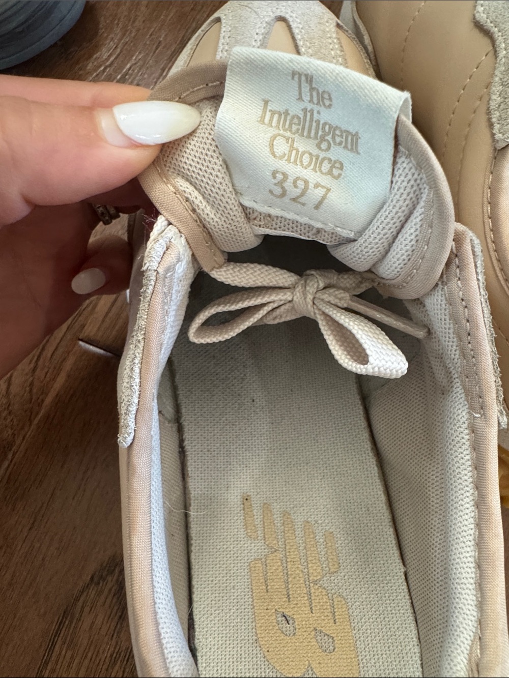 New Balance 327 Women's Sneakers - rare Bisque Desert Clay color (from Anthro) - Picture 11 of 12